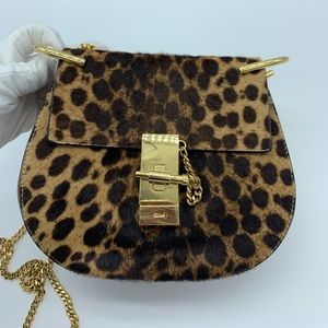 💜Rare💜Chloe small drew calf hair bag